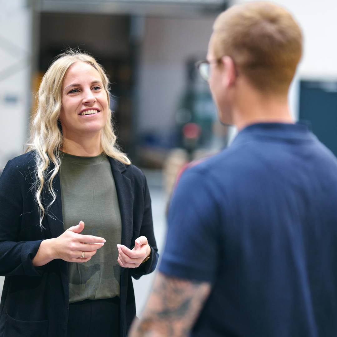 To personer fra hhv. Bornerups og GEJSER som taler om, hvorfor GEjSER har valgt EaaS-abonnementet